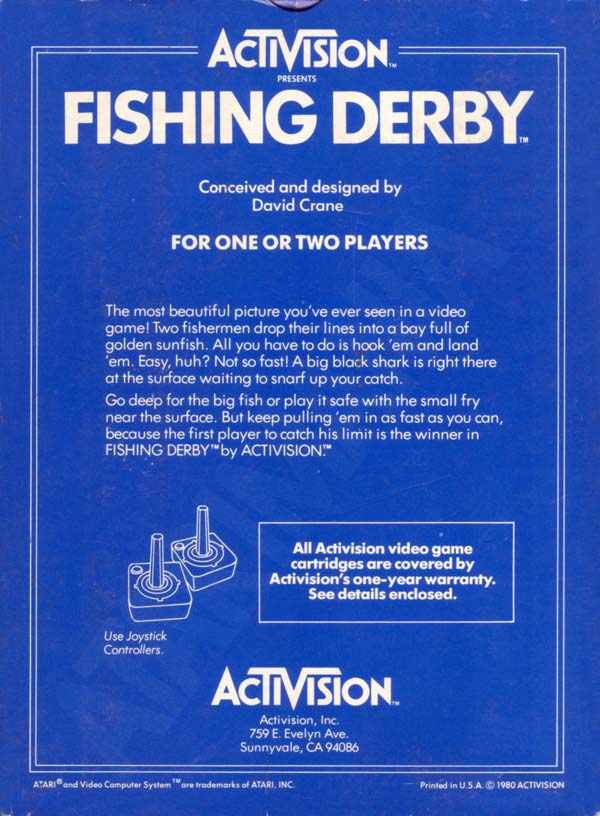 Fishing Derby (Atari 2600) - The Cover Project